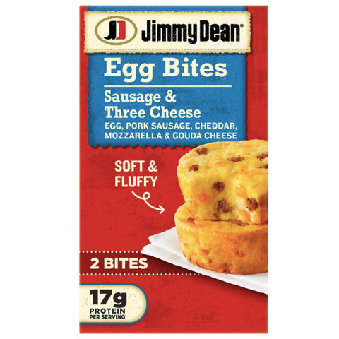 Jimmy Dean Sausage Three Cheese Egg Bites, 4 oz, 2 Count