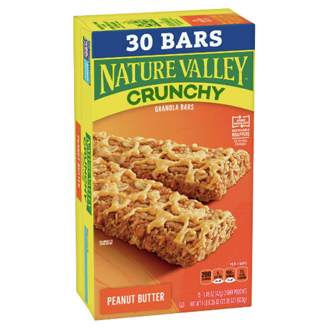 Nature Valley Crunchy Granola Bars, Peanut Butter, 15 count