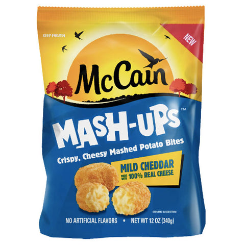 McCain Mash-Ups, Mild Cheddar Mashed Potato Bites, 12 oz.