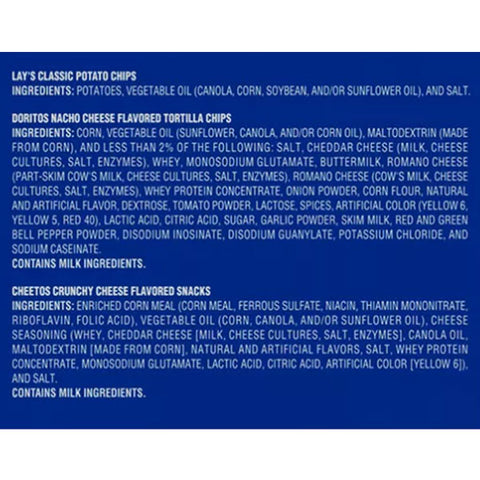 Frito-Lay Classic Mix Variety Pack, 1 oz., 50 Count