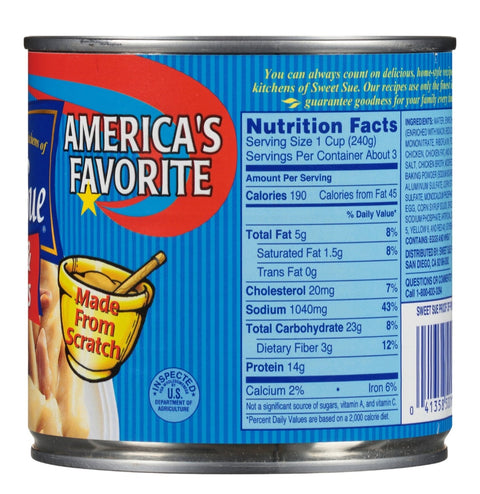 Sweet Sue Chicken and Dumplings, 24 oz