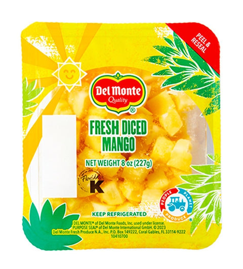 Del Monte Fresh Diced Mangos, 8 oz