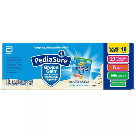 PediaSure Grow and Gain  - Vanilla, 8 oz., 16 Count
