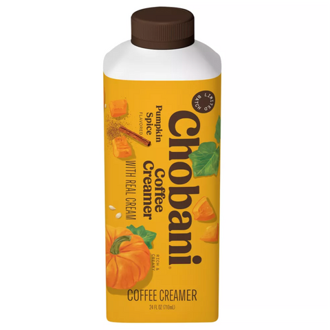 Chobani Pumpkin Spice Coffee Creamer, 24 fl oz