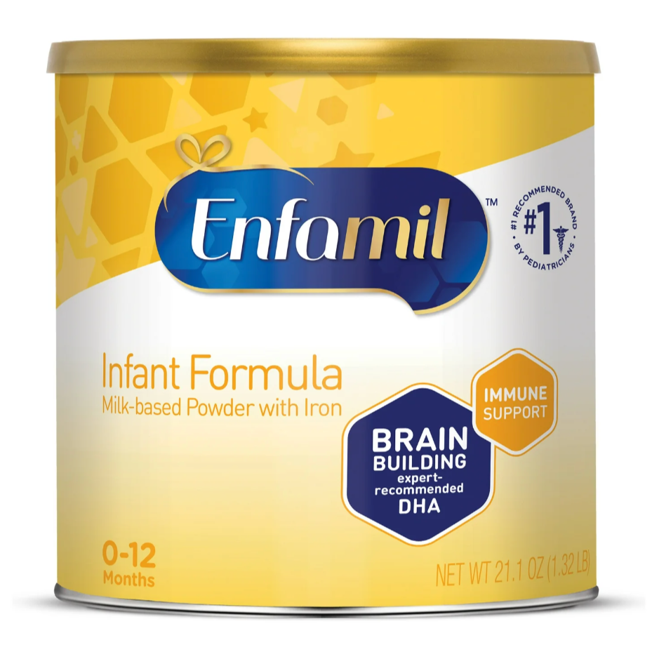 thumbnail interactive-video image 1 of Enfamil Infant Formula 6-Pack – Milk-Based Powder With Iron, 12.5oz Cans (Exp 3/2026) 1 of 4
