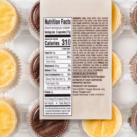 Favorite Day™ Chocolate & Vanilla Mini Cupcakes, 10oz, 12 Count