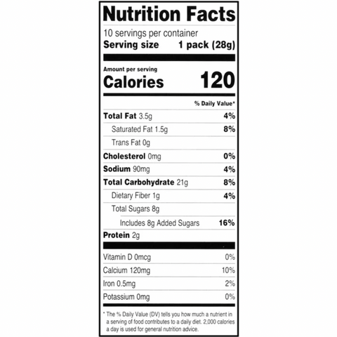 Great Value Mini Bear Honey Graham Cookies, 1oz, 10 Count