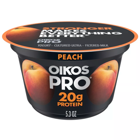 Dannon Oikos Pro Peach Greek Yogurt, 5.3oz