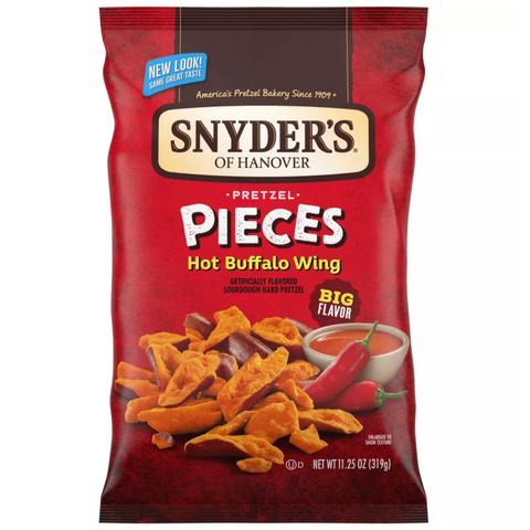 Snyder's of Hanover Pretzel Pieces Hot Buffalo Wing, 11.25oz