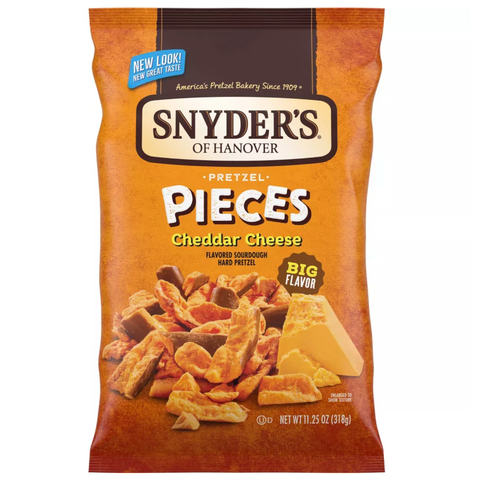 Snyder's of Hanover Pretzel Pieces Cheddar Cheese, 11.25oz