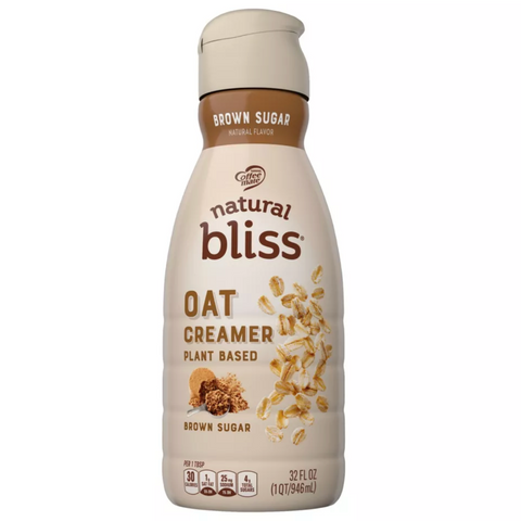 Coffee Mate Natural Bliss Brown Sugar Oat Milk Creamer, 32 fl oz.