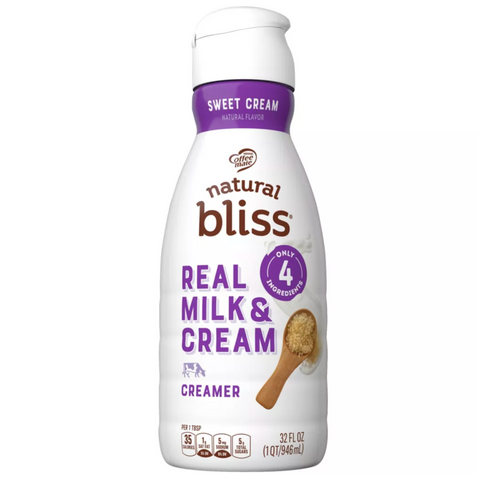 Coffee Mate Natural Bliss Sweet Cream Creamer, 32 fl oz