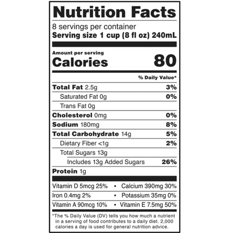 bettergoods Plant-Based Vanilla Almondmilk, Half Gallon