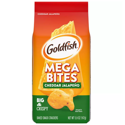 Pepperidge Farm Mega Bites Cheddar Jalapeno Goldfish, 5.9oz
