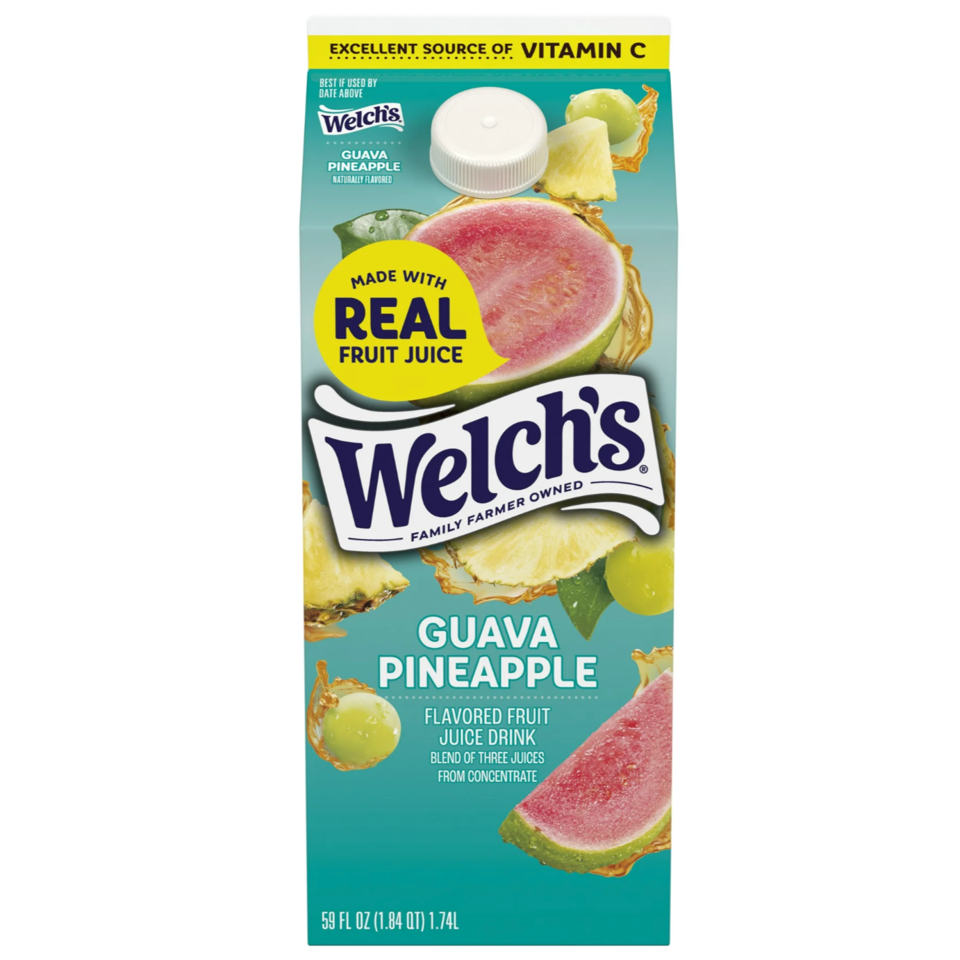 Welch's Guava Pineapple Fruit Juice Drink, 59 fl oz – Water Butlers