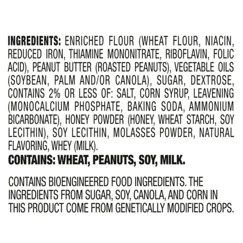 Lance Sandwich Crackers, Captain's Wafers Peanut Butter and Honey, 10 Ct