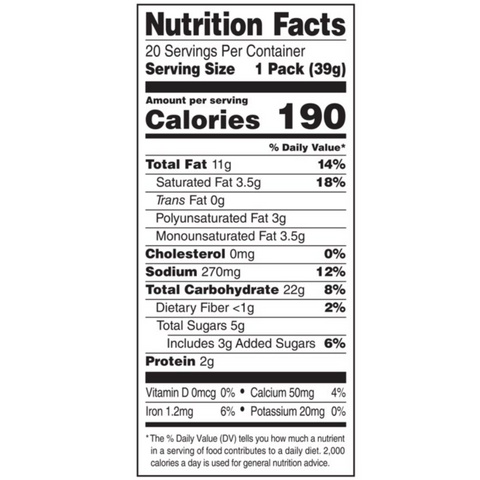 Lance Sandwich Crackers, Captain's Wafers Cream Cheese and Chives, 20 Ct