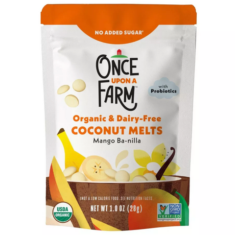 Once Upon a Farm Coconut Melts Mango Baby Snacks, 1oz