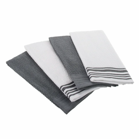 Mainstays 16”x26” Woven Kitchen Towel Set, 4 Pack