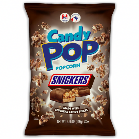Candy Pop Popcorn, Snickers, 5.25 oz