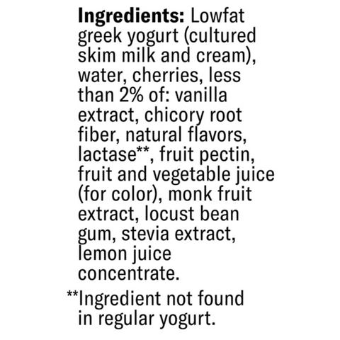 Chobani® 20g Protein Lowfat Greek Yogurt Drink Cherry Vanilla, 10 fl oz