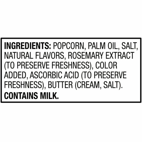 Great Value Extra Butter Flavored Microwave Popcorn, 2.55 oz, 3 Count