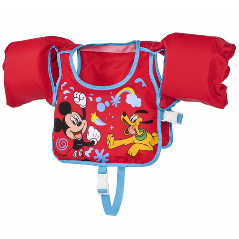Disney Junior Mickey Mouse Red Swim Training Vest with Armbands