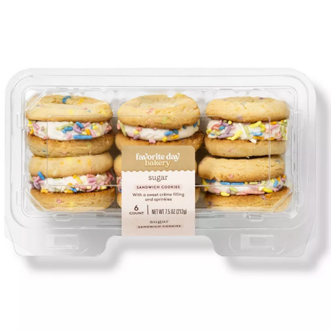 Favorite Day™ Soft Sandwich Cookies, 7.5oz, 6 Count