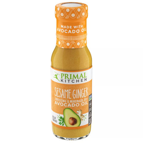 Primal Kitchen Sesame Ginger Vinaigrette with Avocado Oil, 8fl oz