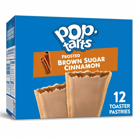PopTarts Frosted Brown Sugar Cinnamon Pastries, 12 Count