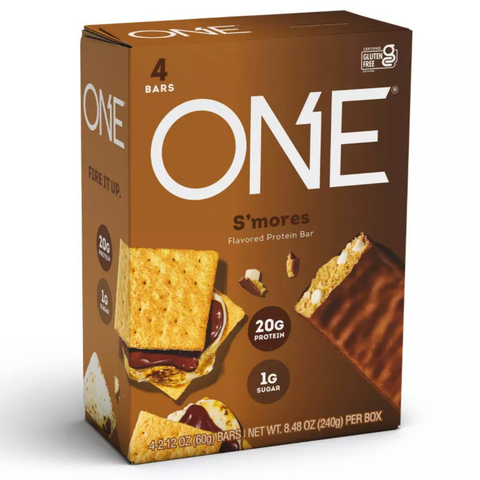 ONE S'mores Nutrition Protein Bar, 4 Count