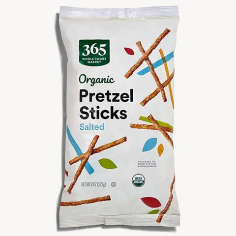 365 Organic Pretzels, Sticks, Salted, 8 oz