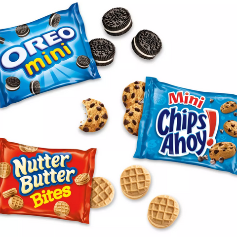 Nutter Butter, Oreo, Chips Ahoy! Mini Variety Snack Pack, 10 Ct