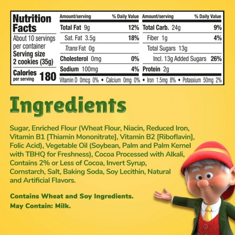 Keebler E.L. Fudge Double Stuffed Cookies, 13oz