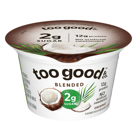 Too Good & Co. Coconut Low Fat Yogurt, 5.3 OZ