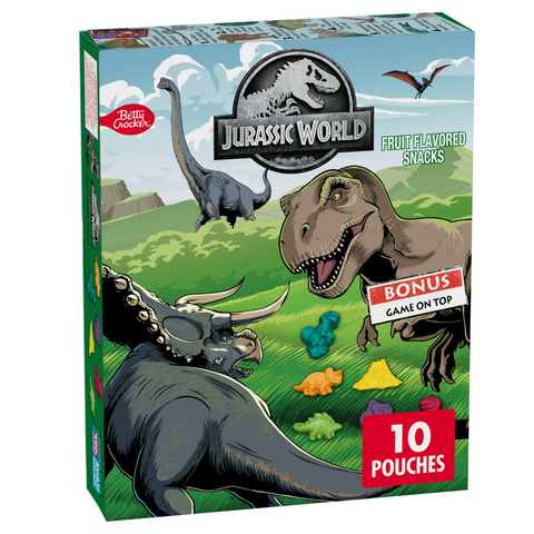 Betty Crocker Jurassic World Fruit Snacks, 10 Count