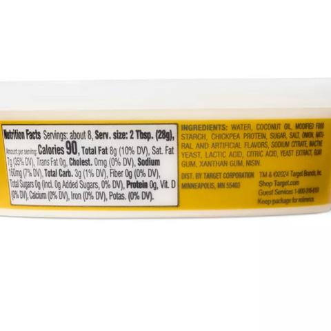 Tabitha Brown for Target Caramelized Onion Vegan Cream Cheese, 8oz