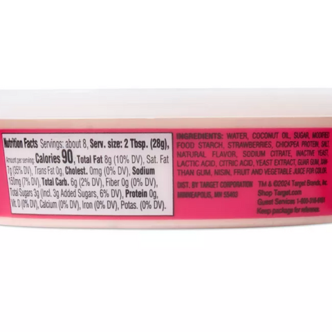 Tabitha Brown for Target Strawberry Vegan Cream Cheese, 8oz