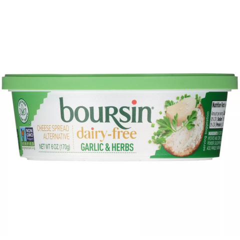 Boursin Dairy-Free Garlic & Herbs Cheese, 6oz