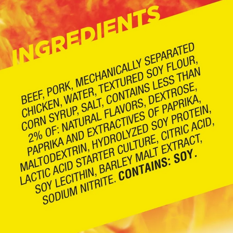 Slim Jim Smoked Meat Sticks, Spicy Flavor, Snack Size, 0.28 oz. 26 Count