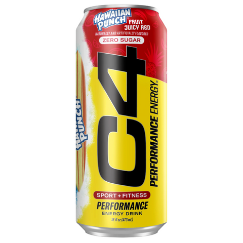 C4 Performance Energy Drink, Hawaiian Punch, 16oz