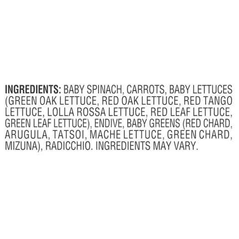 Marketside Baby Greens Salad Blend, 6 oz
