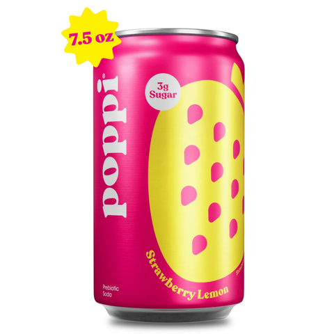poppi Mini Strawberry Lemon, 7.5oz
