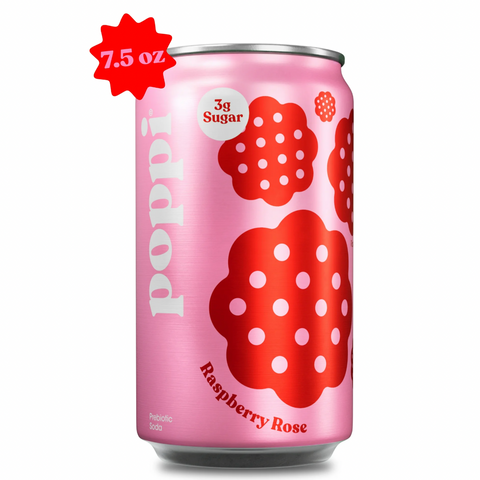 poppi Mini Raspberry Rose, 7.5oz