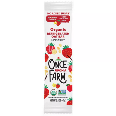 Once Upon a Farm Strawberry Organic Refrigerated Oat Bar, 1.6oz