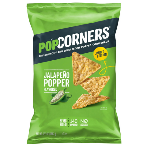 PopCorners Popped Corn Chips, Jalapeno Popper, 7 oz