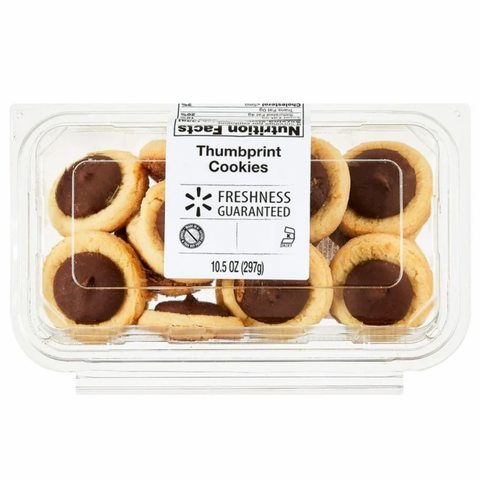 Freshness Guaranteed Baked, Shelf Stable Thumbprint Cookies, 10.5 oz, 18 Count