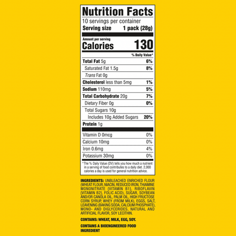 Nabisco Mini Nilla Wafers Cookies, 10 Count