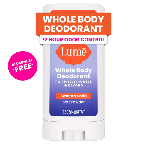 Lume Whole Body Women’s Deodorant, Aluminum Free, Soft Powder, 0.5 oz