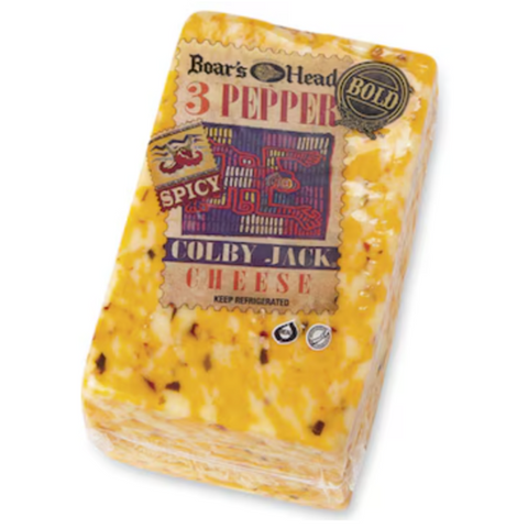 Boar's Head Deli H3-Pepper Colby Jack® Cheese (price per half lbs)